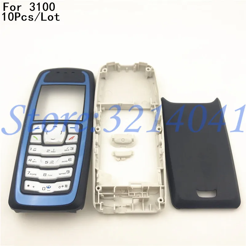 10 шт./лот чехол с полным покрытием корпуса для Nokia 3100 передняя рамка крышка