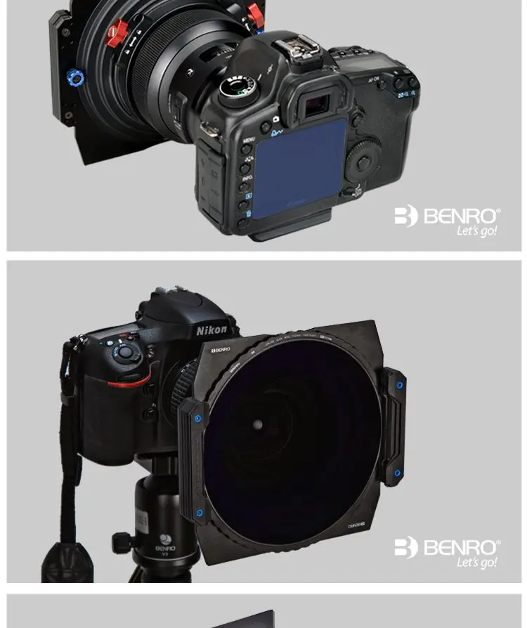 Benro FH150 150 мм держатель системы фильтров ND/GND/CPL профессиональный держатель фильтра поддержка для объектива камеры DHL