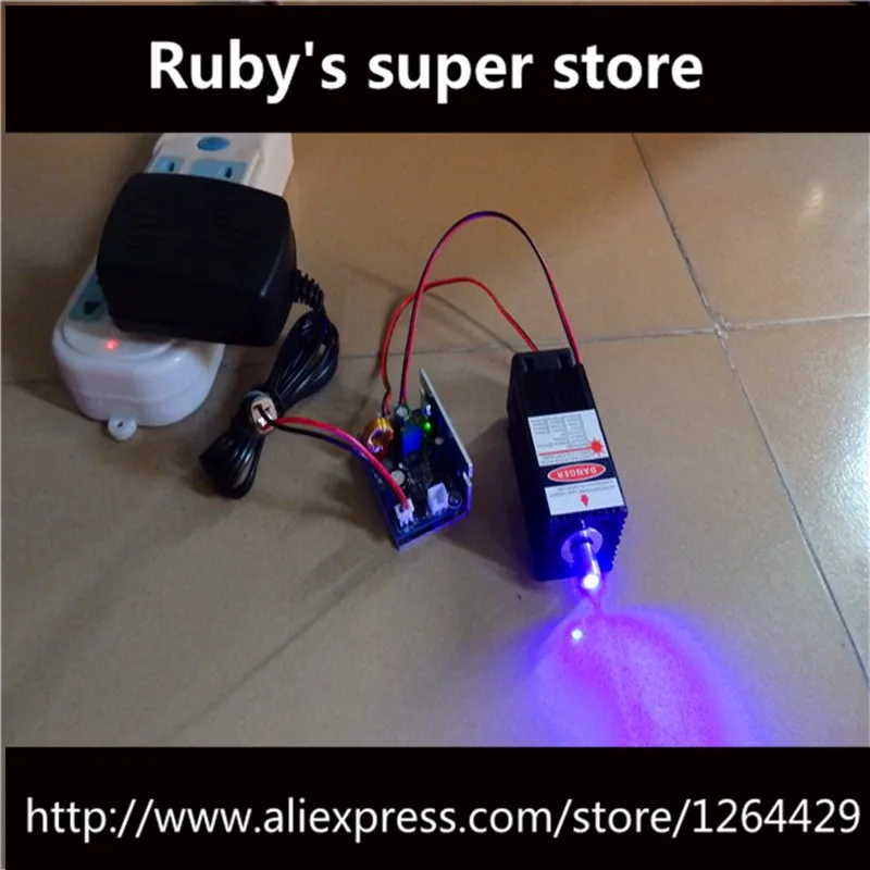 Сине фиолетовый лазерный модуль 8000 МВт для мини лазерной гравировальной машины с