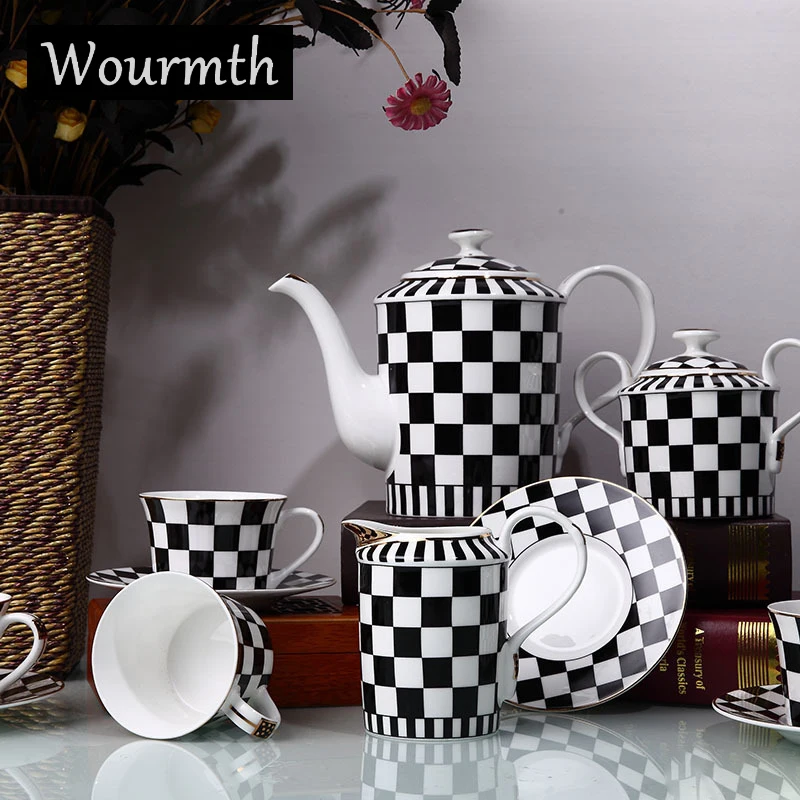 Набор кофейных чашек в европейском стиле 11 шт./чашка для сахара цилиндр молока