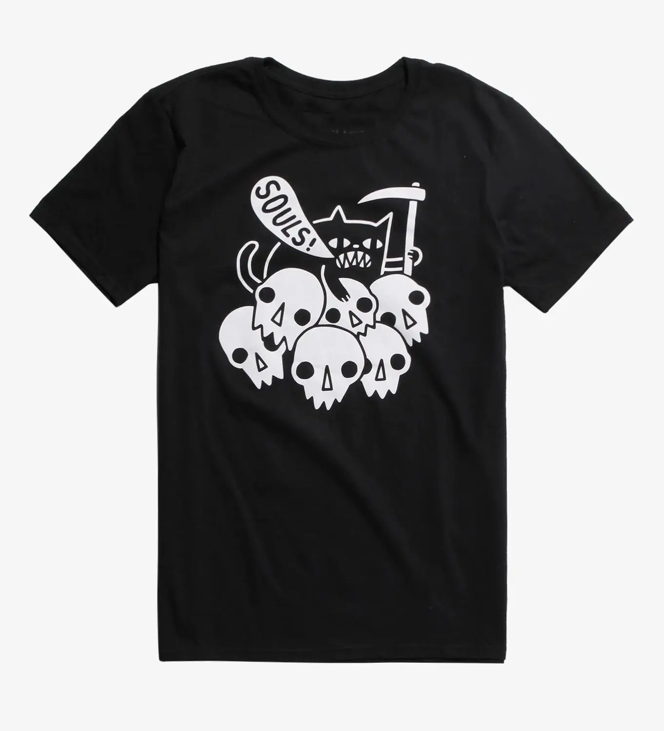 Женская забавная футболка в стиле унисекс с графическим принтом Souls grim Reaper grunge