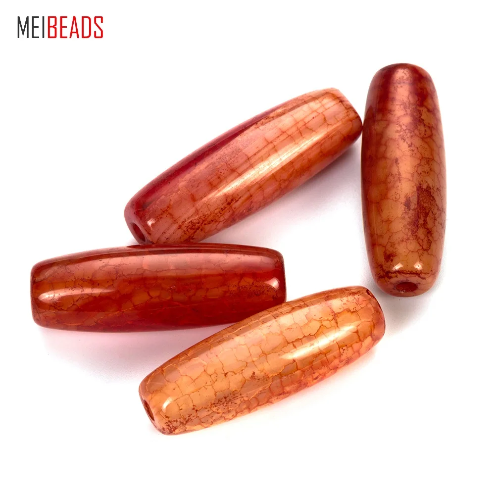 MEIBEADS натуральный камень красный цвет полосы ФОРМА бусины аксессуары подходит