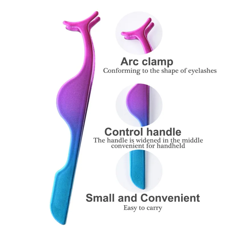 1 шт. накладные ресницы аппликатор для ресниц Пинцет наращивания пинцет удаления