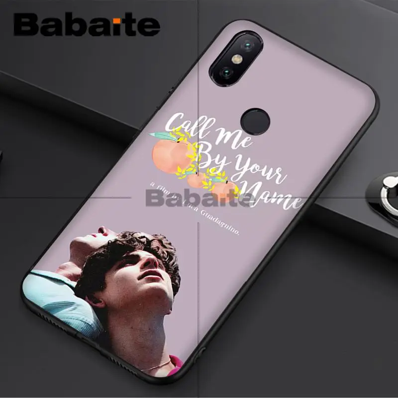 Babaite Call Me by Your Name Novelty Fundas Phone Case Cover For redmi 5plus 5A 6pro 4X note5A note4x note6pro 6A | Мобильные