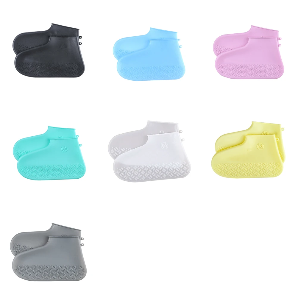 Водонепроницаемые прочные складные силиконовые чехлы для обуви дождливые дни