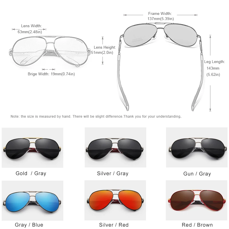7-Day Delivery KINGSEVEN Vintage Aluminum Polarized Sunglasses Brand Sun glasses Coating Lens Driving EyewearFor Men/Wome N725