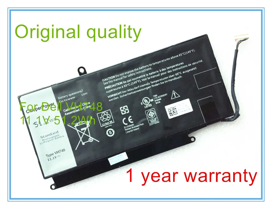 11,4 в 5439 Втч Оригинальный аккумулятор для V5460 V5470 V5560 аккумуляторы типа VH748 14-бесплатная доставка