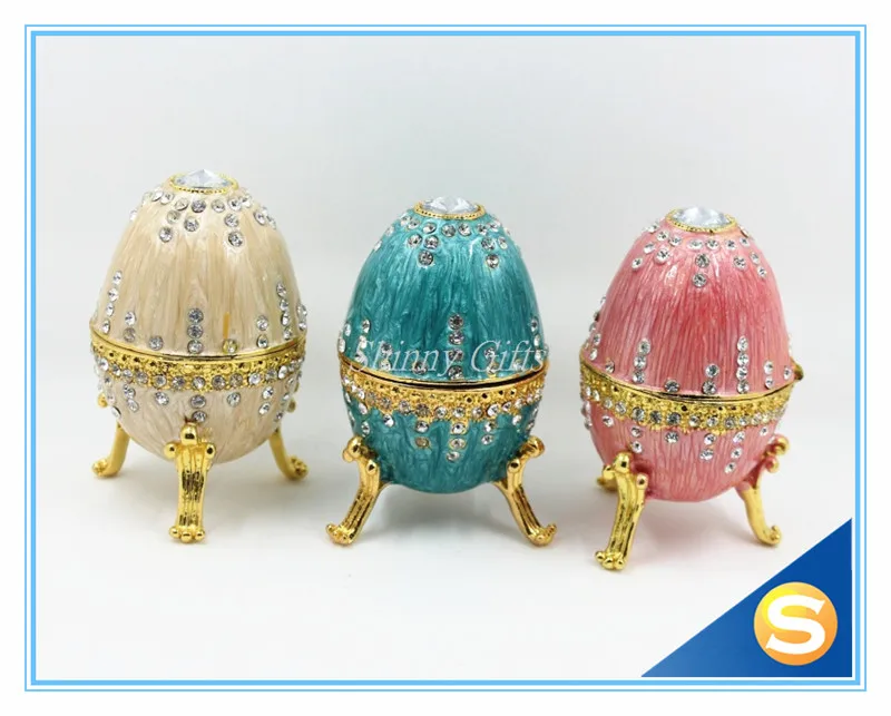 Королевский русский яйцо шкатулка синий вдохновил Яйцо Фаберже SCJ008|box box|box bluebox