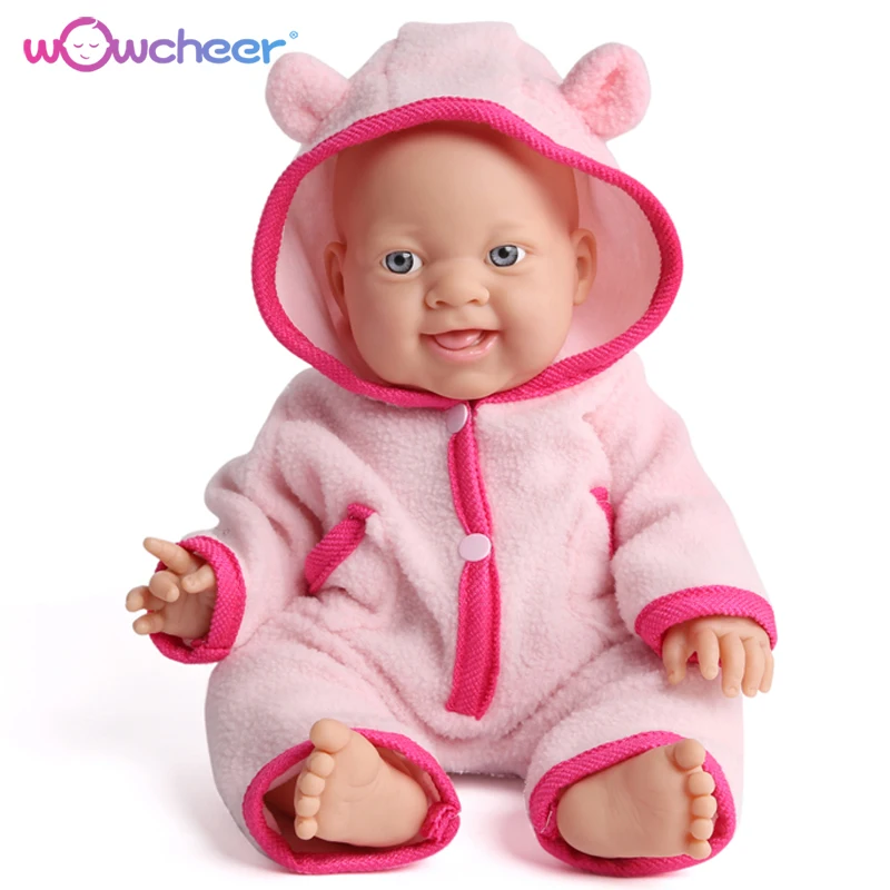 WOWCHEER 15 &quot38 см Reborn Baby Doll Розовый Мягкий силикон реалистичные игрушки ручной