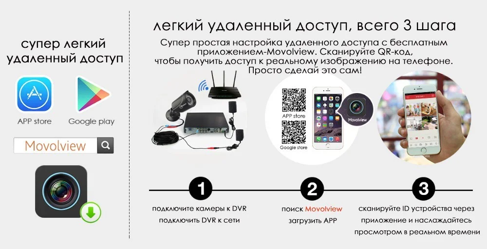MOVOLS 5MP HD камера безопасности Система 8CH H.265 DVR для наружного и внутреннего видеонаблюдения Комплект ночного видения Водонепроницаемая система видеонаблюдения