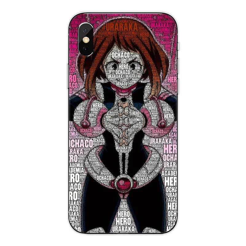 TPU O meu Heroi Academy аниме Coque Telefone Da Tampa Do чехол для корпуса Para O iPhone Da Apple XS MAX XR X 8 Plus 7 alem de 5 6 Coque - Цвет: TPU