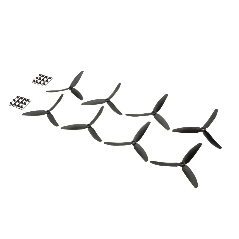 

4 Pairs High Performance 5030 5*3 3-Blade Prop CW CCW Nylon Propeller for RC 250 F330 Quadcopter black