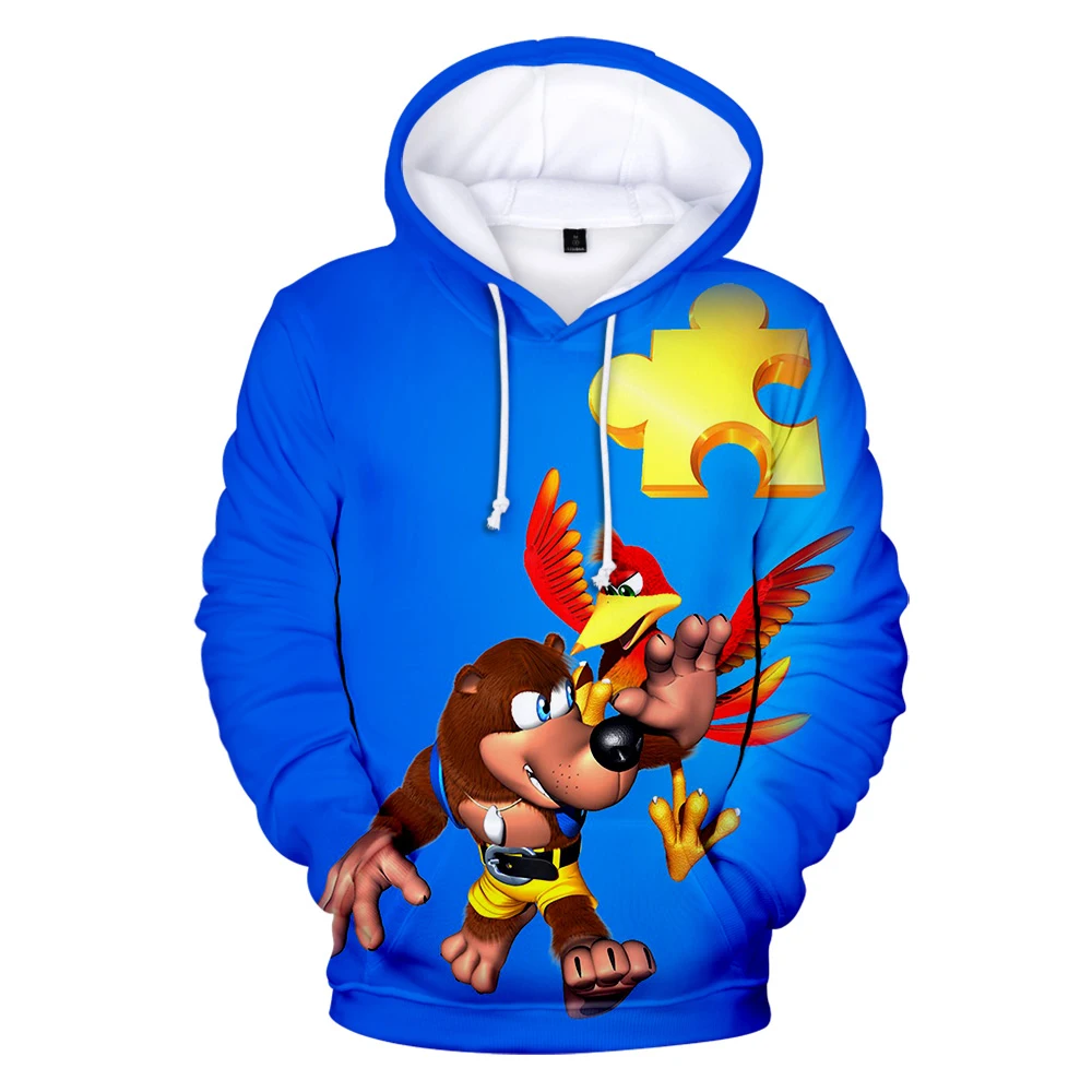 Aikooki Топ Игры Banjo Kazooie 3D принт мужская толстовка с капюшоном студенческий теплый
