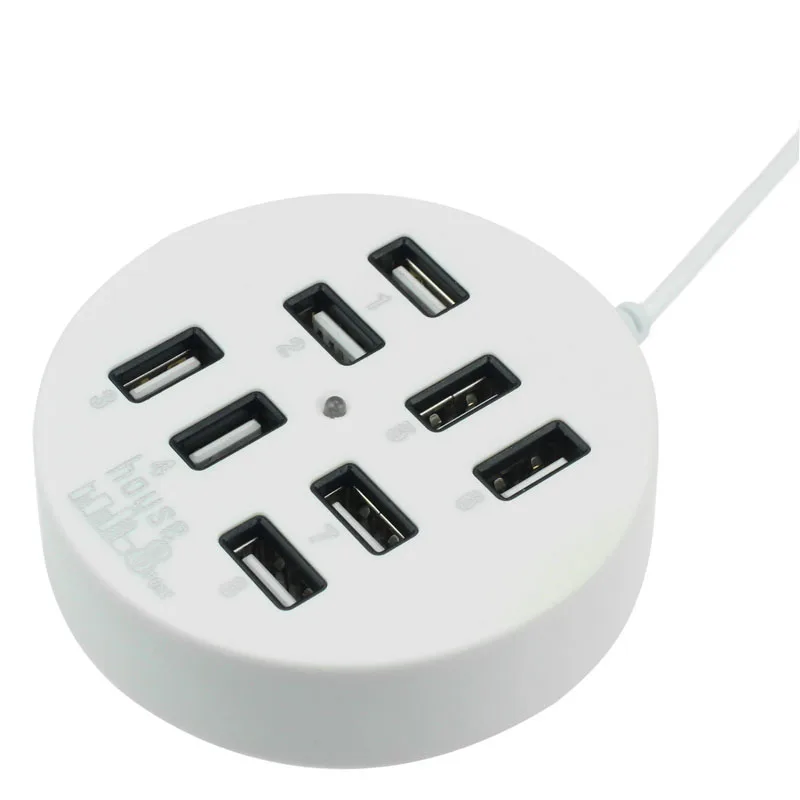 CARPRIE 8-портовый настольный USB-разветвитель 2 0 адаптер концентратора для ноутбука