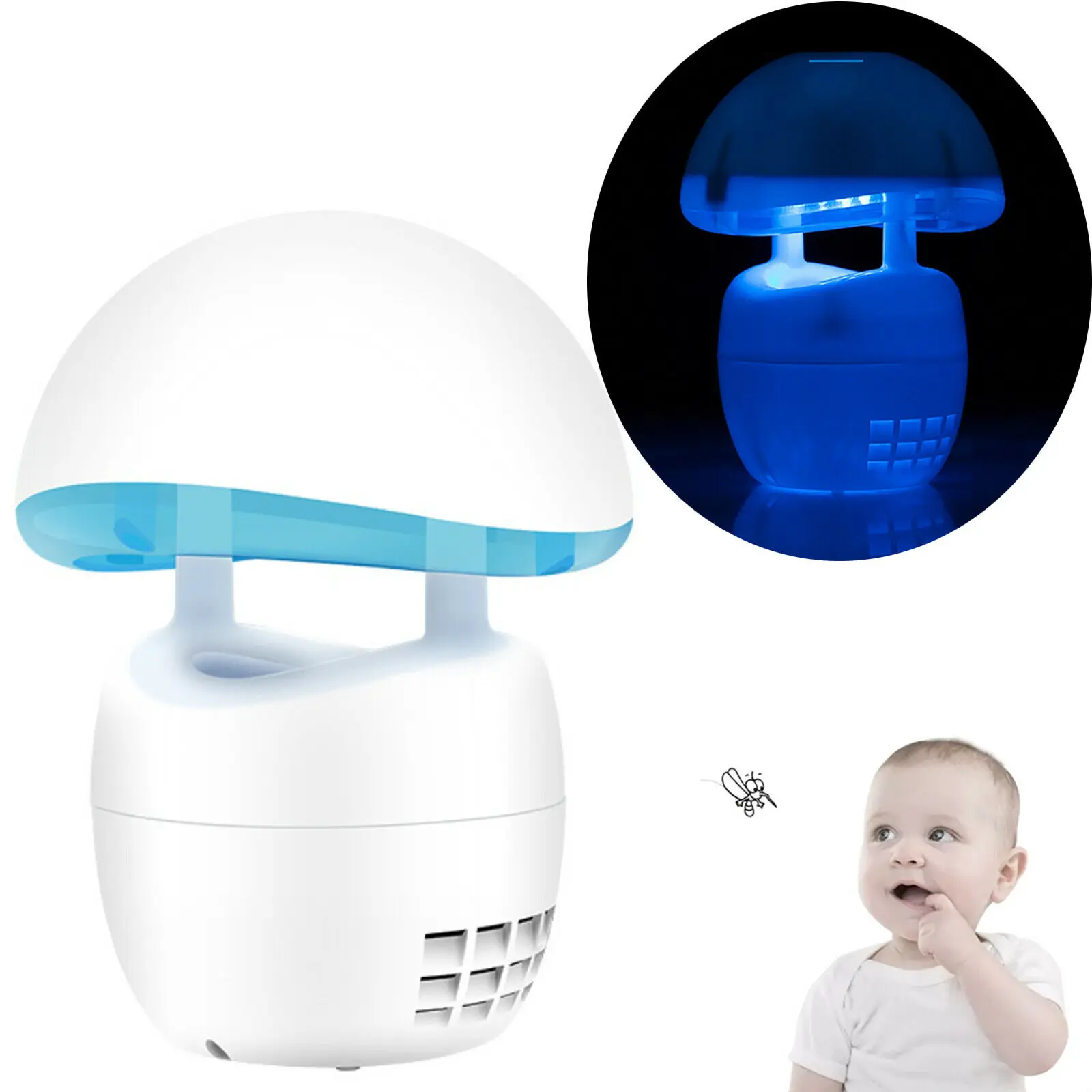 Электрическая муха насекомых-убийца электриеская комаробойка Жук моль лампа