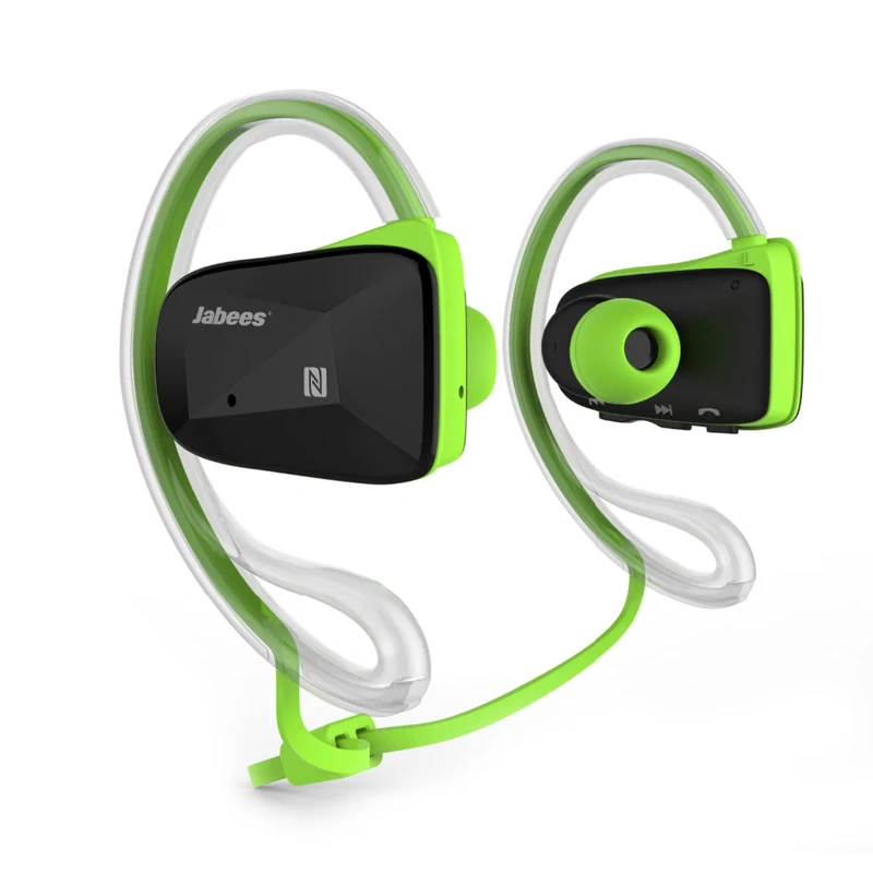 Bluetooth наушники Jabees BSport, беспроводная гарнитура, водонепроницаемые наушники, NFC спортивные наушники, наушники с шейным ремешком, ecouteur sans fil