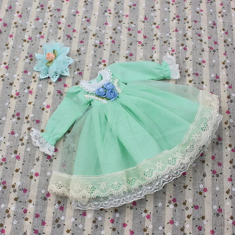 Blyth кукольная одежда Цветочное платье кружевное платье для тела licca icy