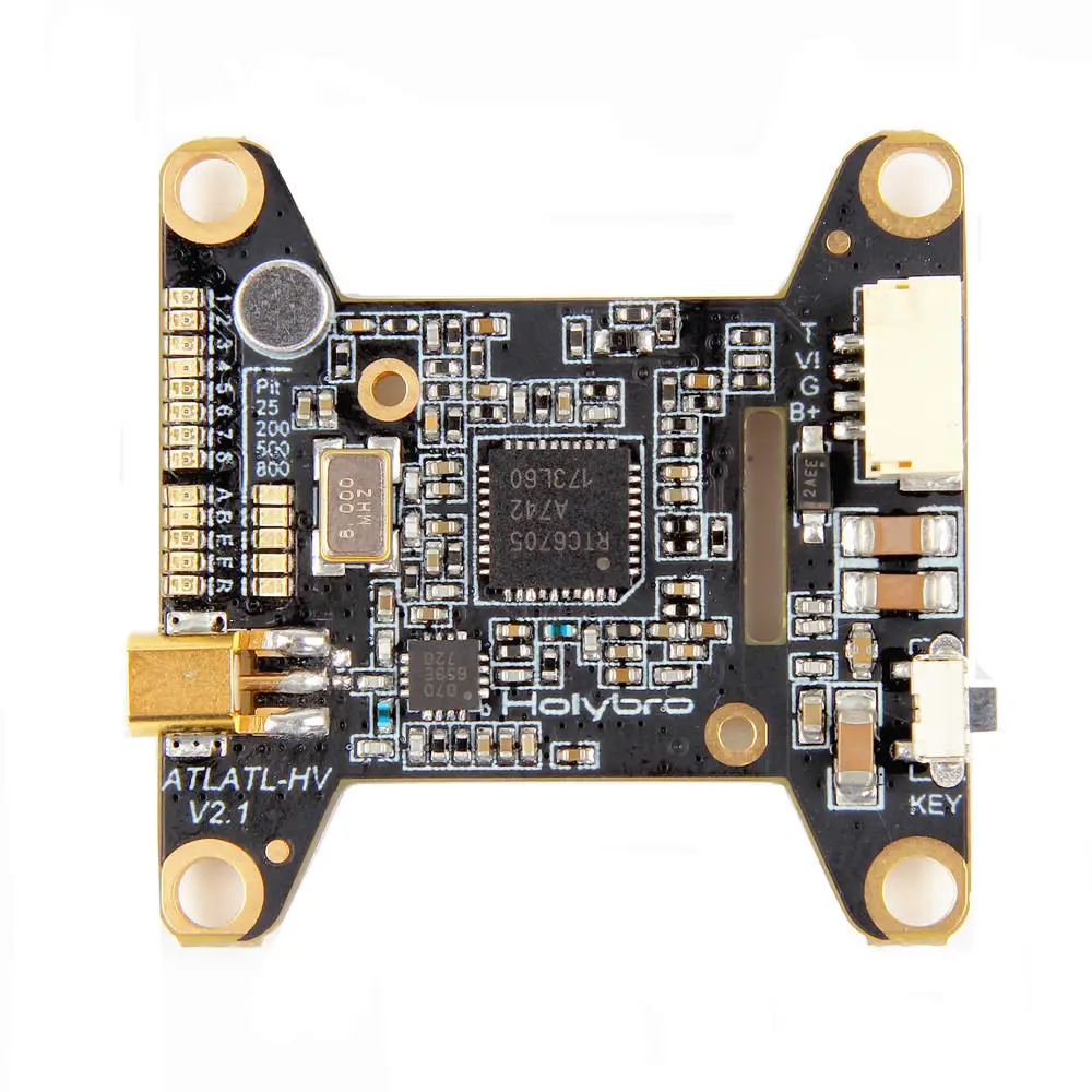 Контроллер полета Holybro Kakute F7 и Atlalt HV V2 40CH VTX & 65A BL_32 Tekko32 F3 Metal 4 в 1 ESC Combo для