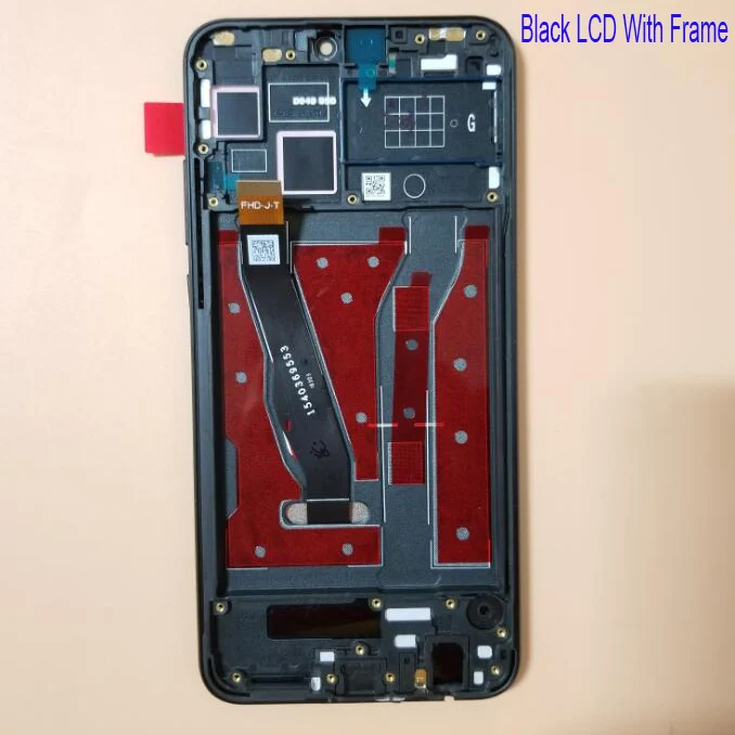 LCD Black With Frame 6," для Huawei Honor 8X ЖК-дисплей, сенсорный экран, дигитайзер в сборе, Замена с рамкой LCD+ инструменты - Цвет: LCD Black With Frame