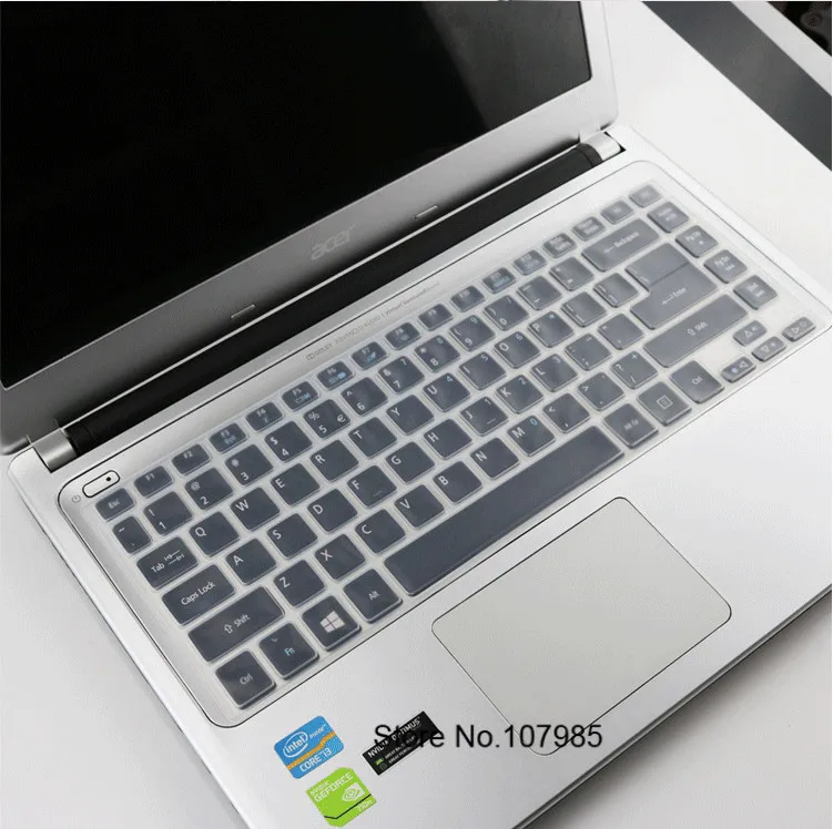 14 дюймовый Мягкий чехол для клавиатуры защитный Acer Aspire E E5 471 E14 4755G 3830 4755 TG G MS2317