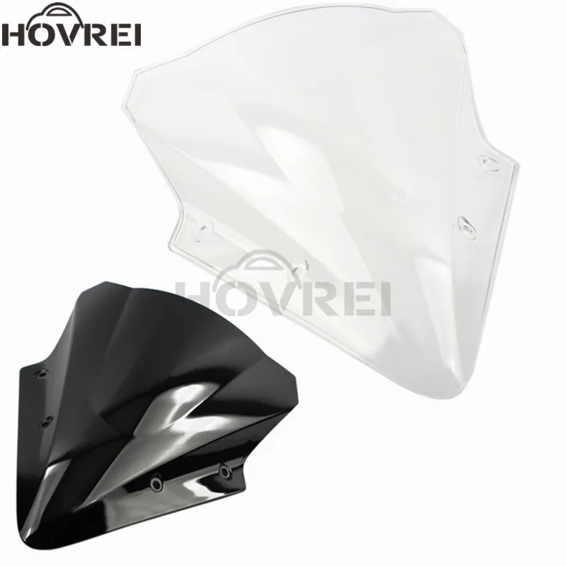 Черный прозрачный мотоцикл лобовое стекло Обтекатели для KAWASAKI Ninja 650 ER6F лобового стекла автомобиля