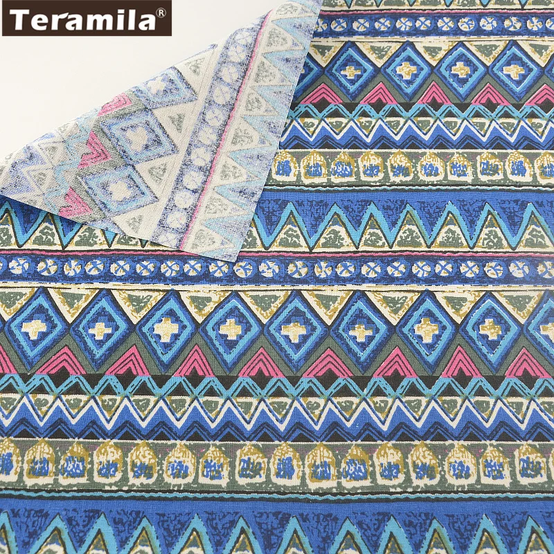 Ткань из хлопка и льна материал для шитья Tissu скатерть подушка сумка занавесок