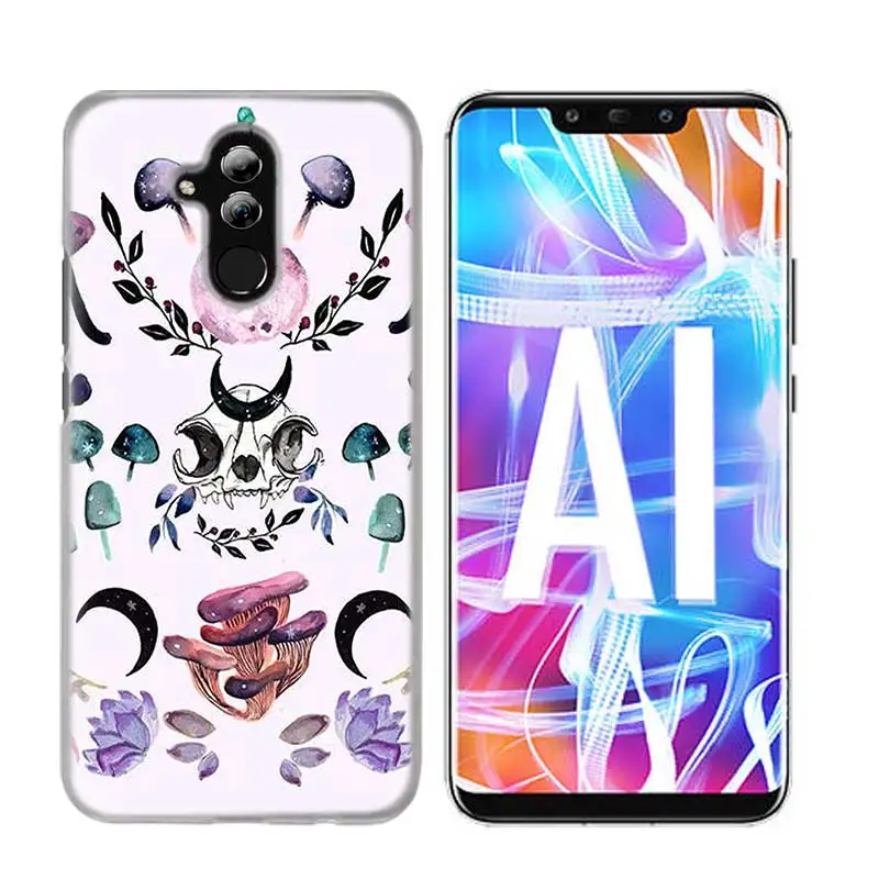 Чехол для huawei Honor P20 mate 20 10 P10 P9 P8 8X9 Lite P Smart+ Plus Nova 3i прозрачный девчачий пастельный готический