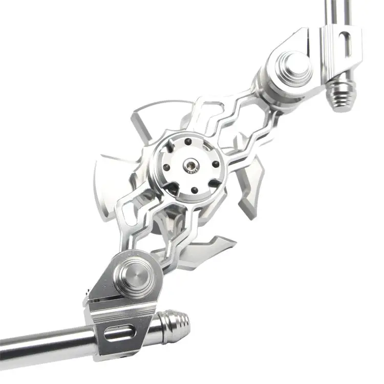 Keoghs модификация мотоцикла Руль с ЧПУ Алюминиевый сплав для Yamaha скутер Bws Rsz Jog Cygnus Honda Kawasaki Suzuki - Цвет: silver
