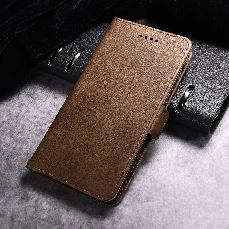Ретро Кожаный чехол для Leagoo Kiicaa Мощность телефон сумка кошелек Флип держатель