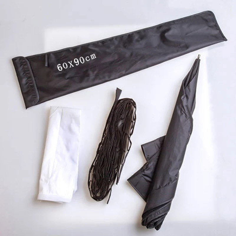 Фотостудия 60x90 см зонтик софтбокс рассеиватель Отражатель + сетка для Speedlite