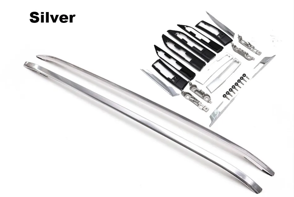 

For Land Rover Range Rover Evoque 2012-2019 Aluminium alloy Silver Top Roof Rails Rack Side Bars Decoration Trim Car Accessories