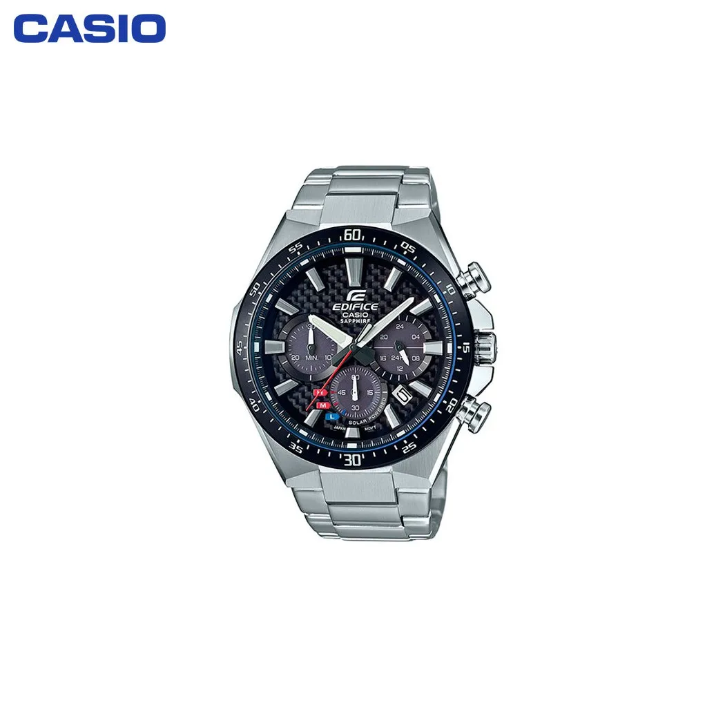 Наручные часы Casio EFS S520CDB 1A мужские с кварцевым хронографом на браслете|Мужские