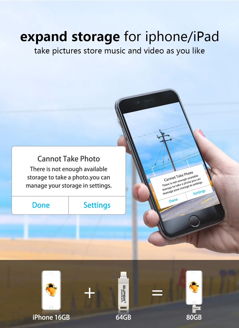 Usb флеш-накопитель для iPhone 6/6s/6plus/7/7plus/8/X Usb/Otg/Lightning 2 в 1 флеш-накопитель для iOS внешних устройств хранения