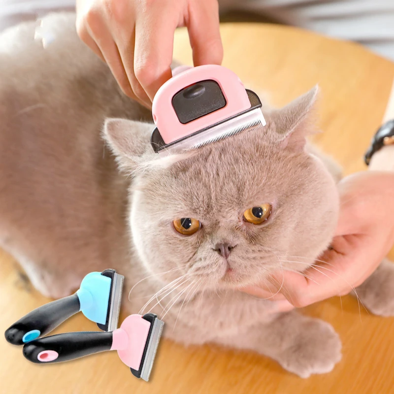 Расчески собака для удаления волос Cat Уход за щеткой Инструменты съемная щетка