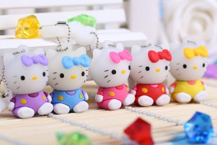hello cat usb flash drive 32gb pen 64gb kitty pendrive 4gb u disk 8gb 16gb cartoon card hot sale Memory stick | Компьютеры и офис