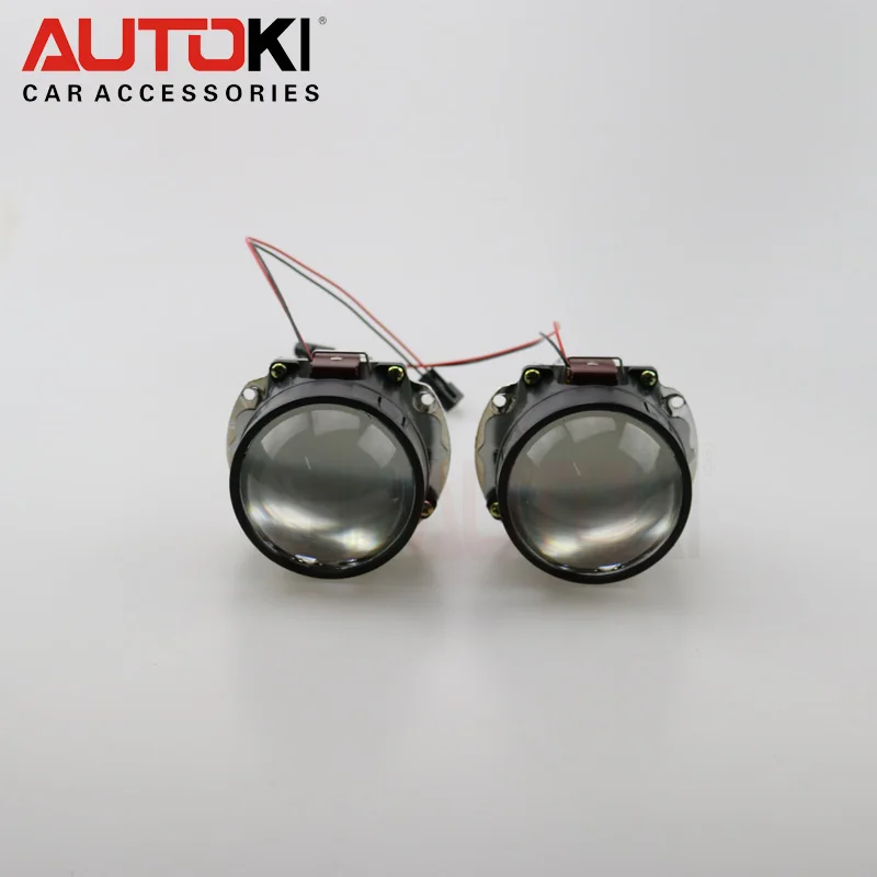 Autoki 2,5 дюймов H1 мини VER 7,1 HID Биксеноновые линзы проектора LHD RHD для автомобильных фар H1 H4 H7 H11 9005 9006