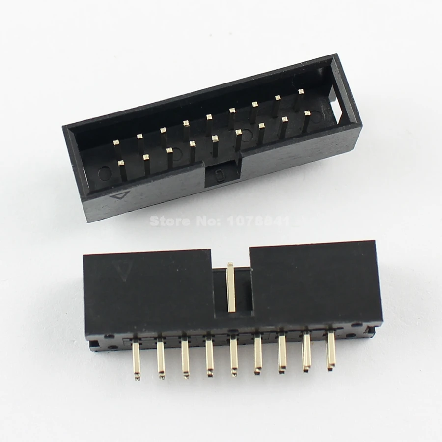 50 шт. 2 54 мм 2x9 Pin 18 прямой Штекерный корпус PCB Box header IDC разъем|socket 18|socket headersocket m |