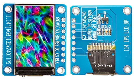 Цветной экран IPS 1 14 дюйма 8 дюймов SPI HD TFT LCD с адаптером платы ST7789 Привод IC 135*240 |