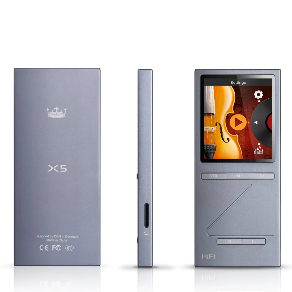 ONN X5 без потерь цифровой Спорт Экран Hifi аудио Mp 3 мини Музыка Mp3 плеер FM Радио 8 ГБ с