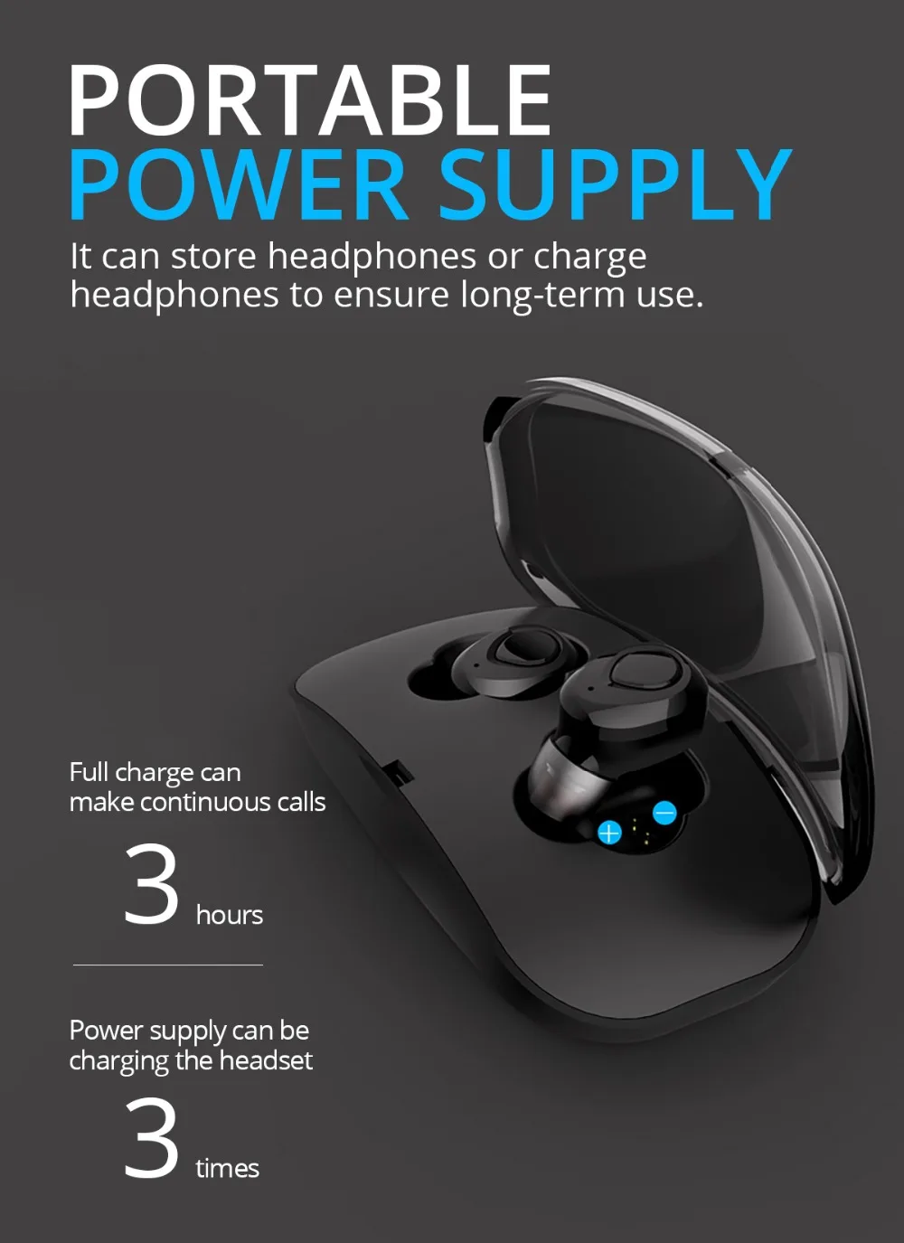 OCAMK TWS X18 беспроводные bluetooth-наушники с зарядным устройством портативные беспроводные наушники-вкладыши для мобильного телефона