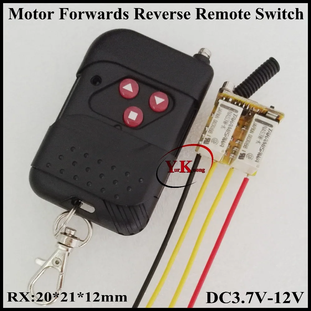 Микро мотор дистанционный переключатель постоянного тока 3 7 в 4 2 5 6 9 12 В мини для