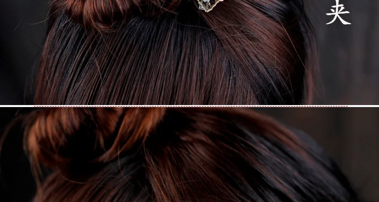 9 дизайн старый китайский ветер cloisonne lapis Цветы hairband, халцедон этнические аксессуары для волос, классические Винтажные Украшения для волос
