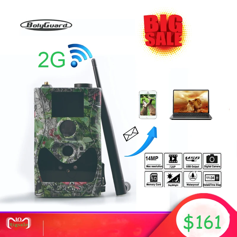 Bolyguard 2G MMS GPRS 12MP охотничья камера 940nm IR LEDs 720P HD водонепроницаемая скаутская