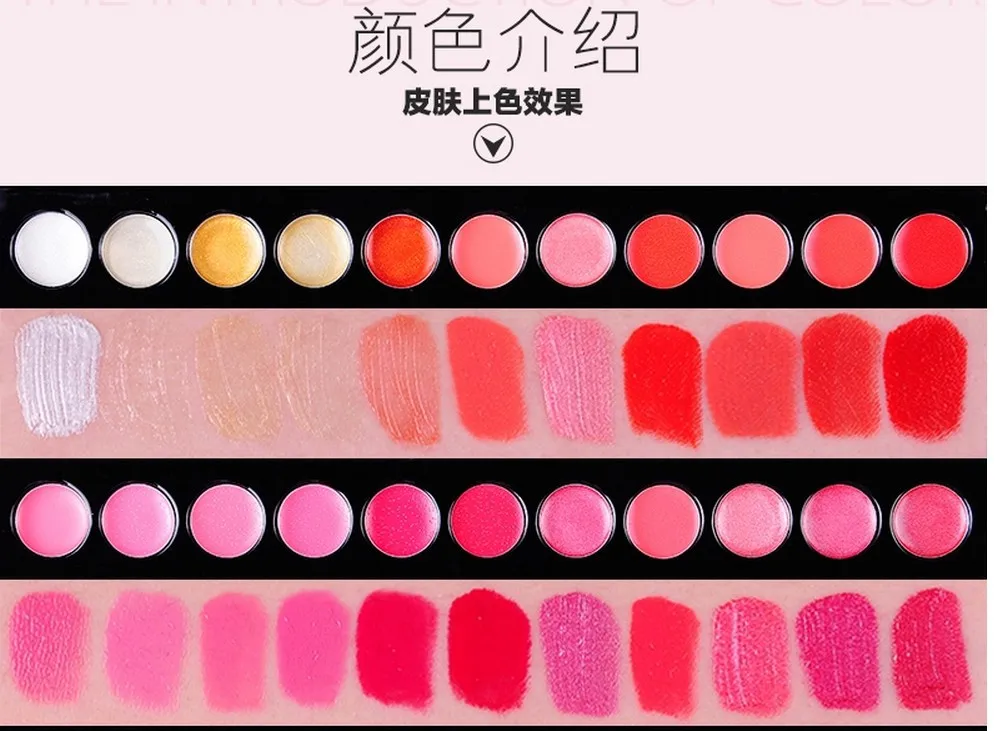 Make Up губные помады палитра блеска для губ 66 Цвета увлажняющий крем для красоты Shimmer Блеск для губ косметический набор maquiagem увлажняющий