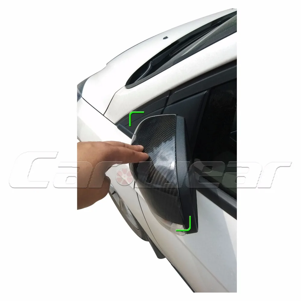 Real Carbon Fiber Side Mirror Covers Cases for 2012 2015 Ford Focus SKU 1021021 | Автомобили и мотоциклы
