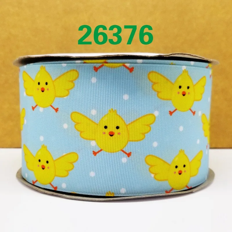50 ярдов мультфильм напечатанный grosgrain ленты 26295 - Цвет: 26376