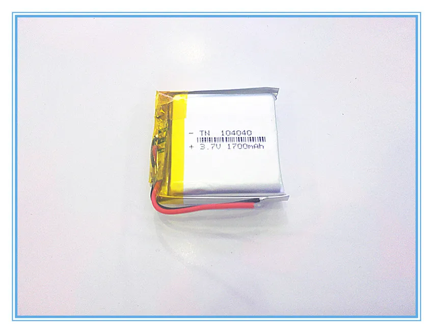 

3,7 V,1700mAH[104040] PLIB; Полимерный литий-ионный/литий-ионный аккумулятор для планшетных ПК, mp4, сотового телефона, динамика, GPS