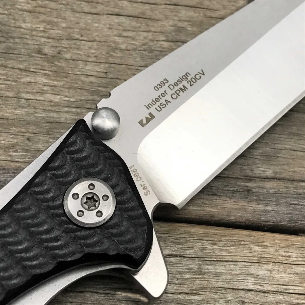 Складной нож LDT 0393 CPM 20CV лезвие G10 шариковый подшипник тактический для кемпинга