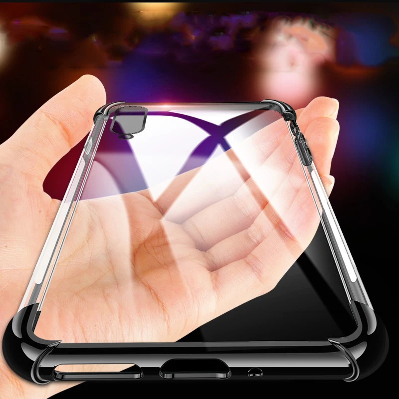 for VIVO IQOO Case 3D Laser Elec-plating Airbag 6.41'' vivo iqoo IQ00 Anti-shock Transparent Iqoo Cover |