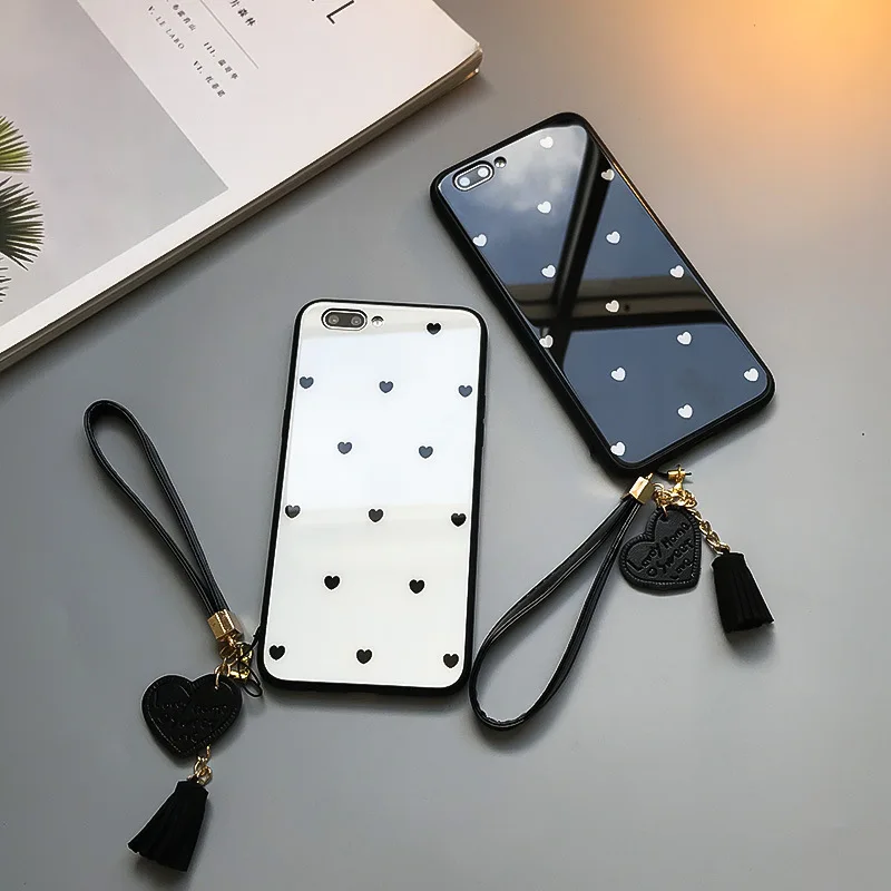 Влюбленные Чехлы love для iphone 7 plus/8 plus/7/8/6 plus закаленное стекло iPhone6s полная упаковка